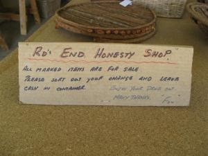 Honesty shop - instructions to clients